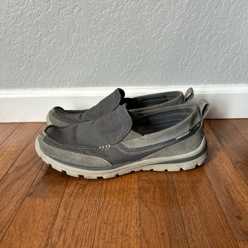 Skechers Superior Milford Loafers Slip On Shoes Men’s Size 12 Relaxed Fit Gray